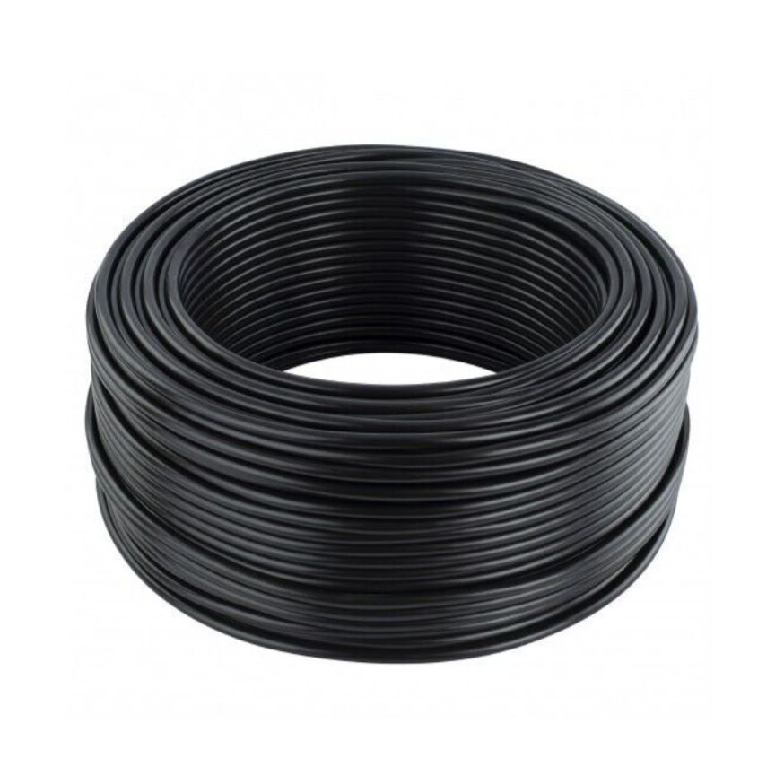 Cabo Solar 6 mm preto