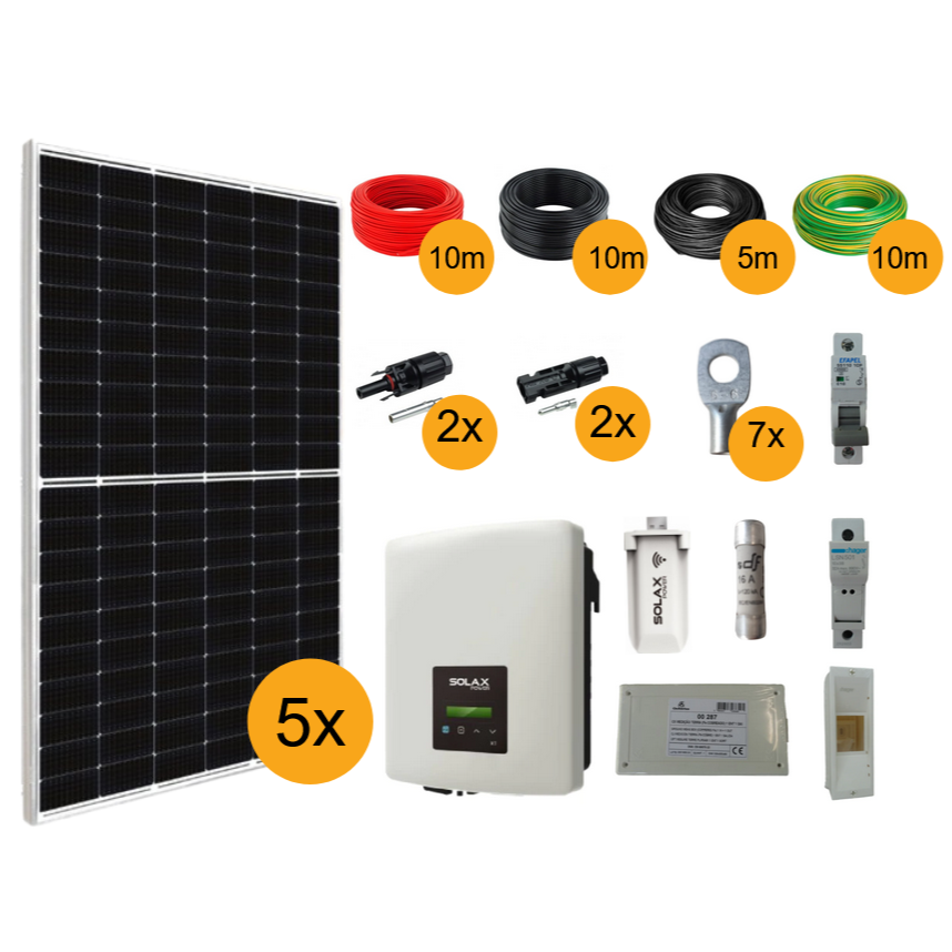 Kit Fotovoltaico On Grid de 2kW Monofásico