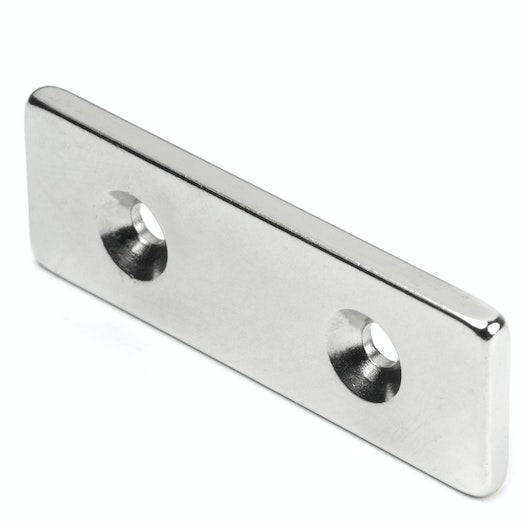 Íman em Bloco para Aparafusar 60 x 20 x 4 mm
