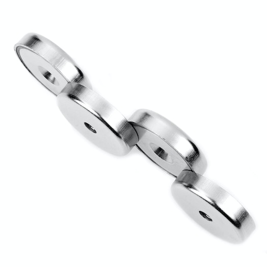 Íman em Recipiente com Furo Ø32 mm