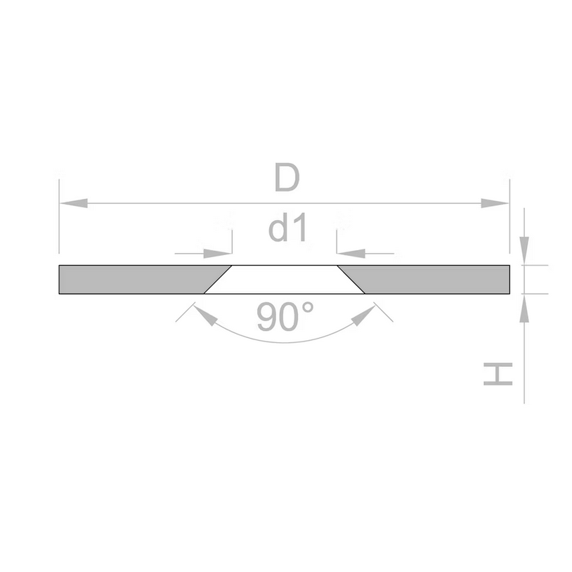 Disco Metálico para Aparafusar Ø15 mm