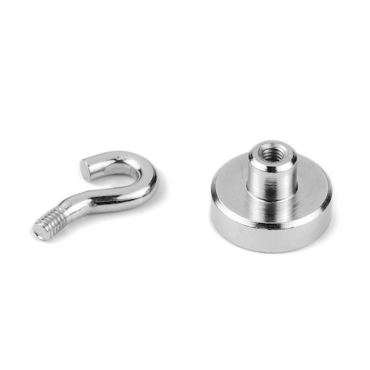 Íman em Recipiente com Gancho Ø20 mm