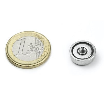 Íman em Recipiente com Rosca Interna Ø13 mm