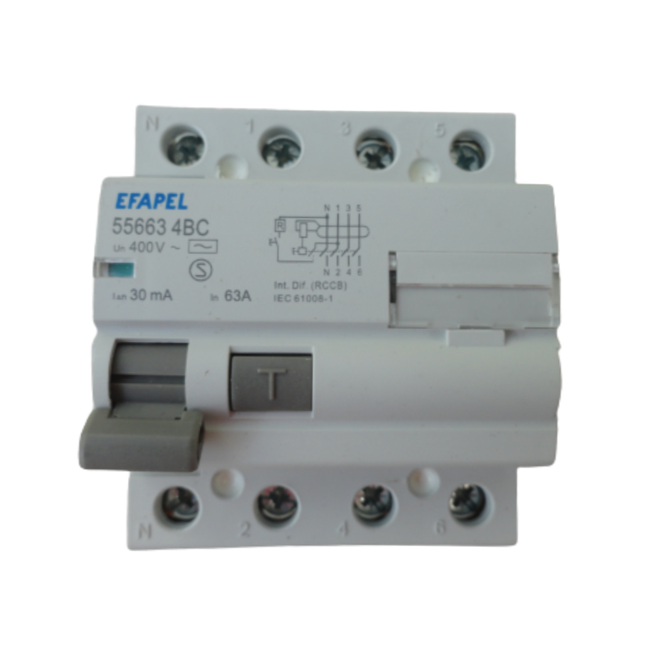 Interruptor Diferencial EFAPEL 4P 63A