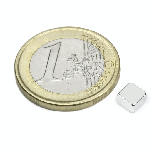 Íman em Bloco 5 x 5 x 3 mm