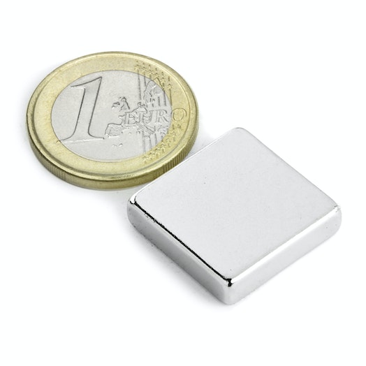 Íman em Bloco 20 x 20 x 5 mm