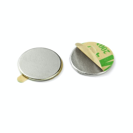 Íman em Disco Autoadesivo Ø15 x 1 mm