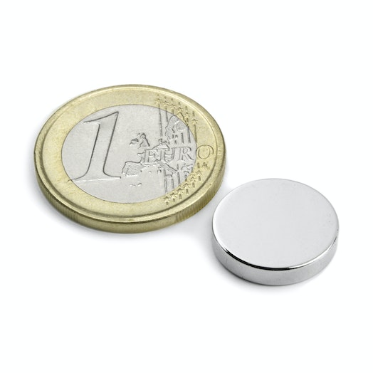Íman em Disco Ø15 x 3 mm