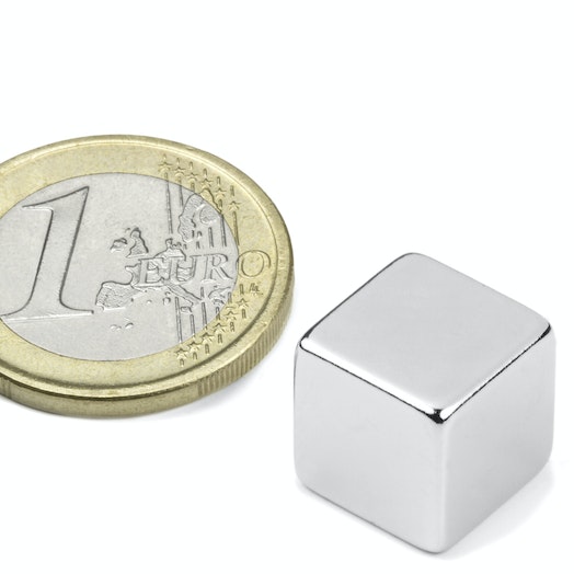 Íman em Cubo 12 mm