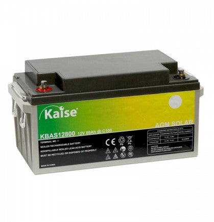 Bateria Kaise Solar AGM 12V 80Ah