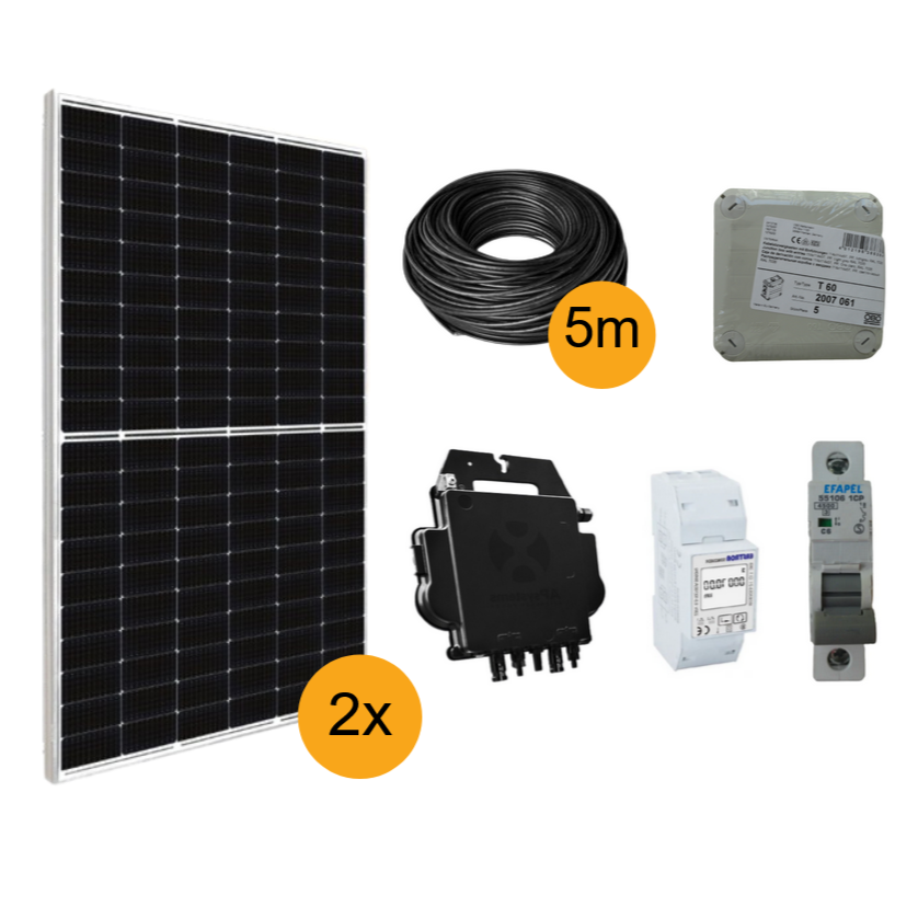 Kit Fotovoltaico On Grid de 880W Monofásico