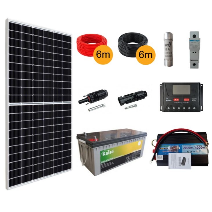 Kit Fotovoltaico Off Grid de 2kW