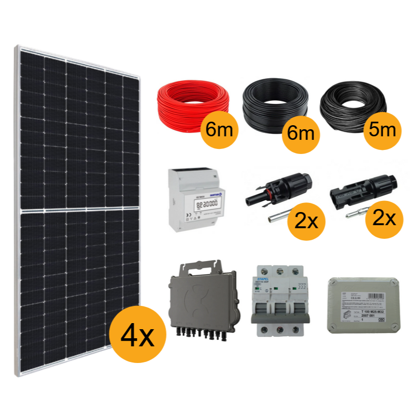 Kit Fotovoltaico On Grid de 2kW Trifásico