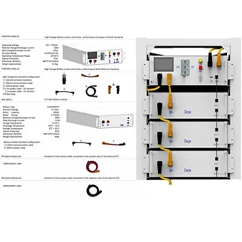 Kit de Baterias Deye BOS-GM5.1 40kWh 400V DC