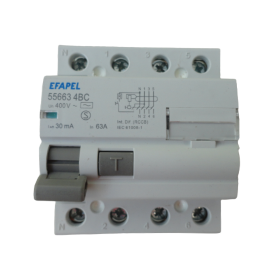 Interruptor Diferencial 4P 63A EFAPEL