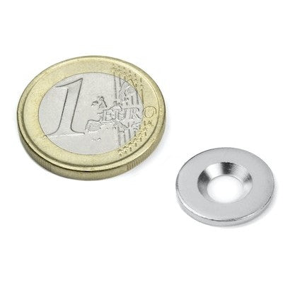Disco Metálico para Aparafusar Ø15 x 1.5 x 5,5 mm