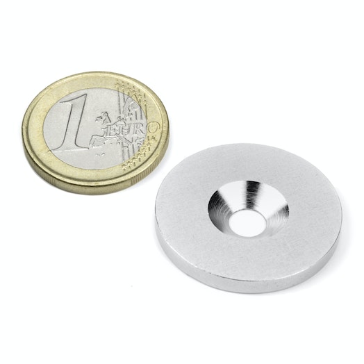 Disco Metálico para Aparafusar Ø27 x 3 x 5.7 mm